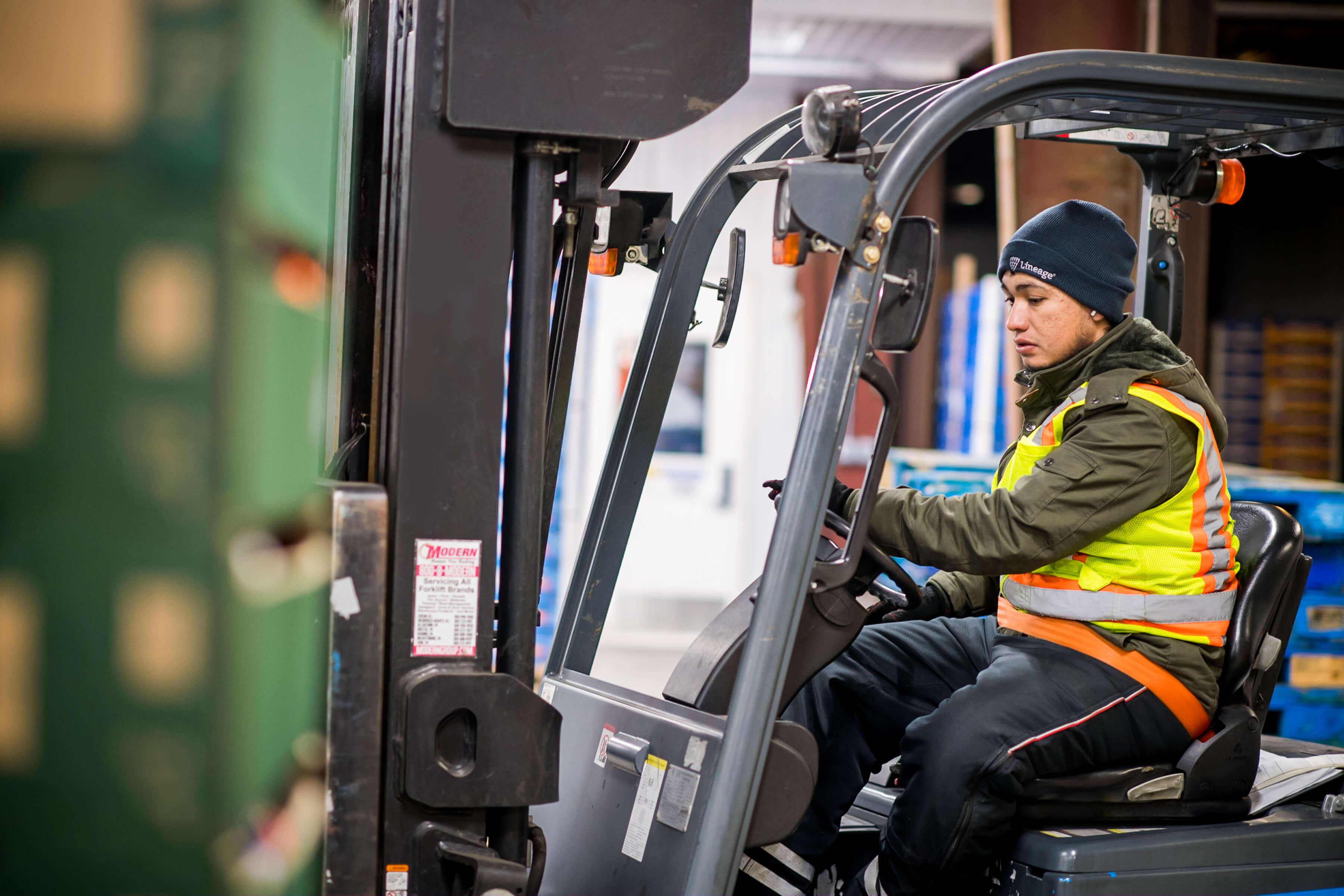 Lineage's inventory optimisation means we're always well-stocked with redistribution products, like seasonal items and non-food items, all year-round.