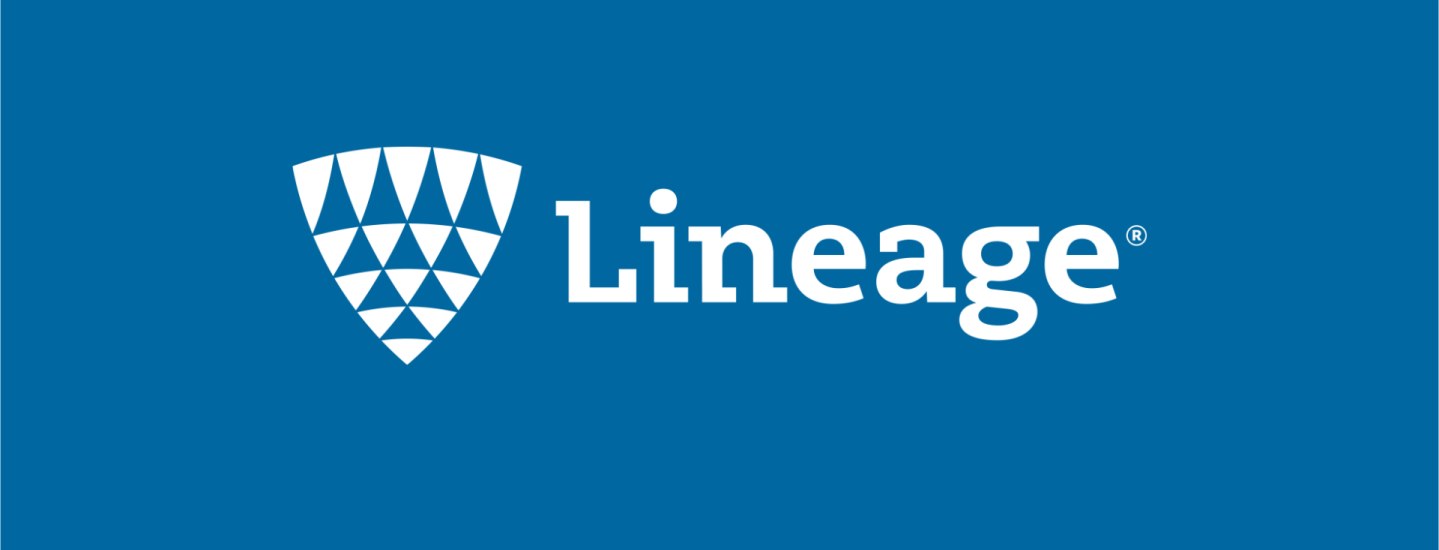 Lineage Corporate Blue Header
