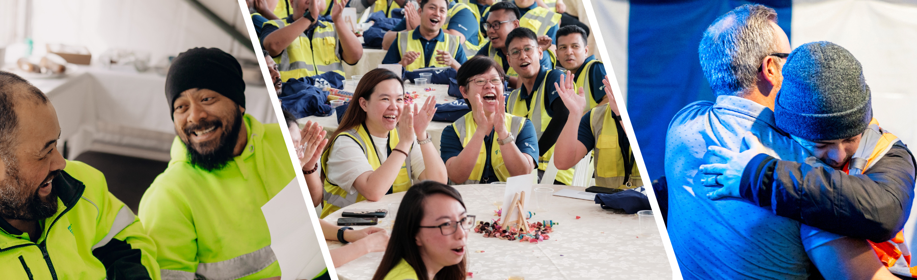 Lineage team members celebrate their Starting LINE awards