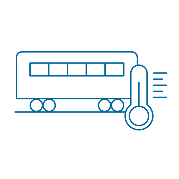 Temperature-Controlled Rail icon