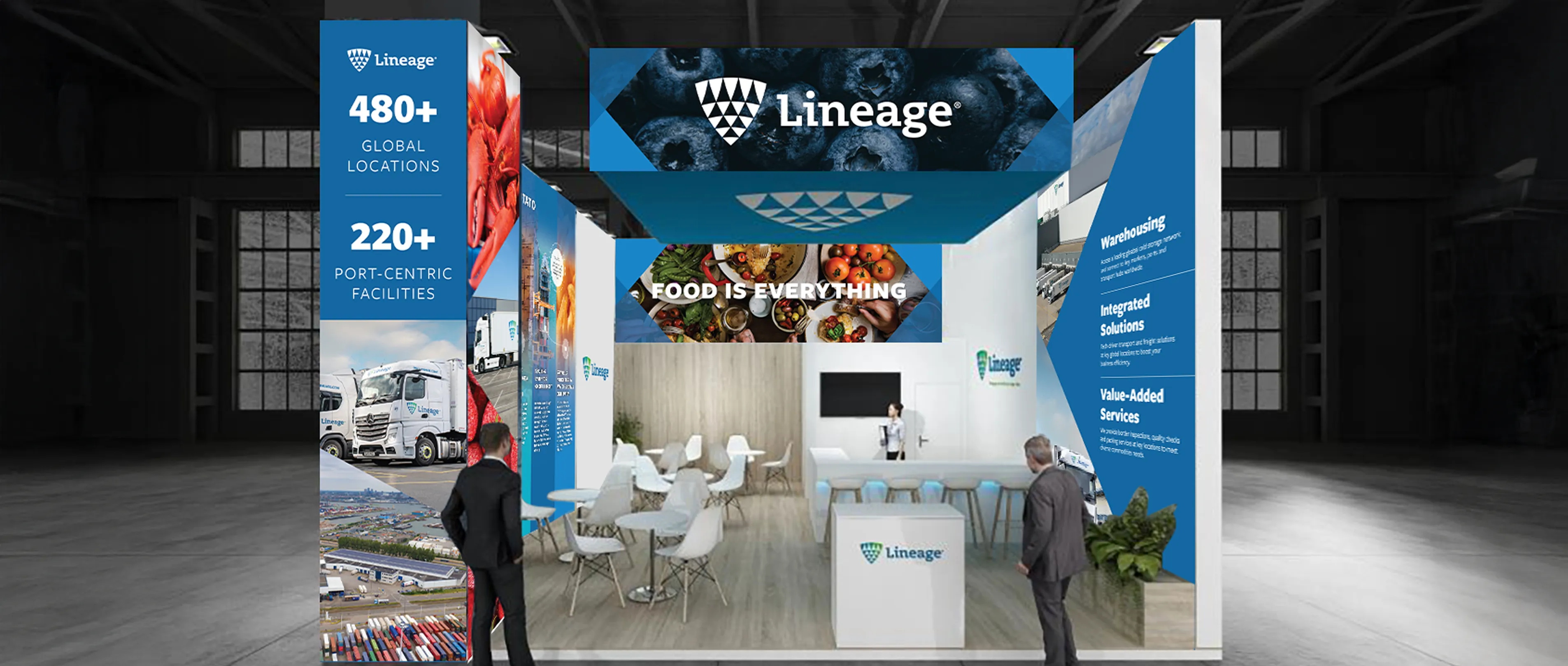 Lineage booth at Anuga Trade Show 2025