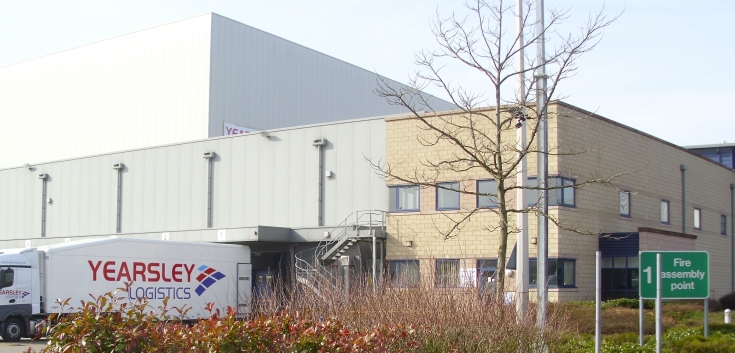 Exterior photo of Lineage's Hams Hall facility