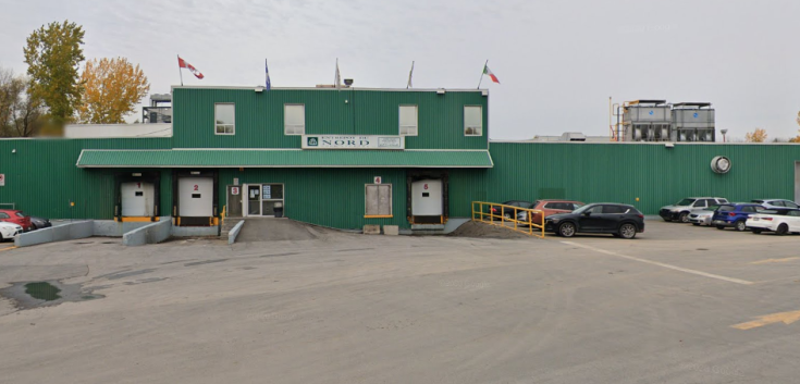 Exterior of Lineage’s Laval, Quebec cold storage facility