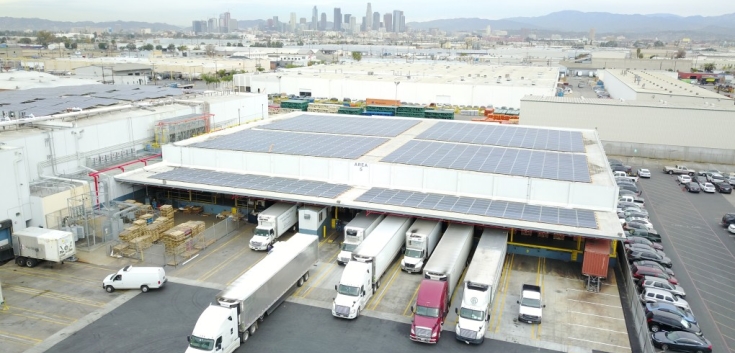 Lineage Vernon 6 warehouse exterior in Vernon, California