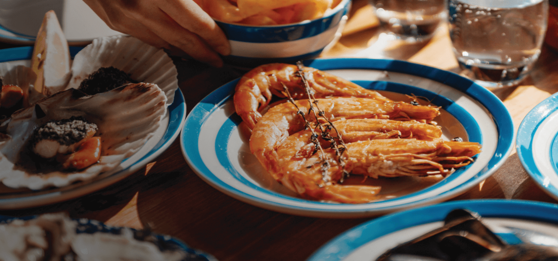 The journey of a shrimp goes from sea to plate thanks to Lineage's global network of port-centric cold storage warehouses and cold chain solutions, like drayage, freight forwarding and managed on-demand transportation services.