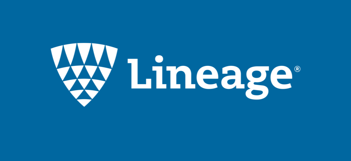 Lineage Corporate Blue Header