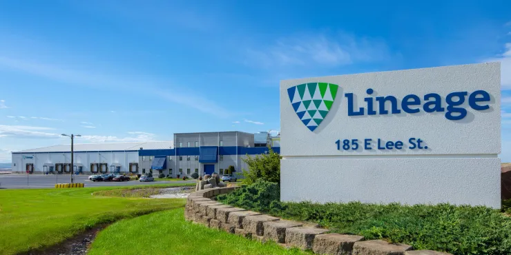 Exterior photo of Lineage's Othello facility