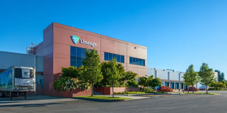 Exterior photo of Lineage's Centralia, WA facility