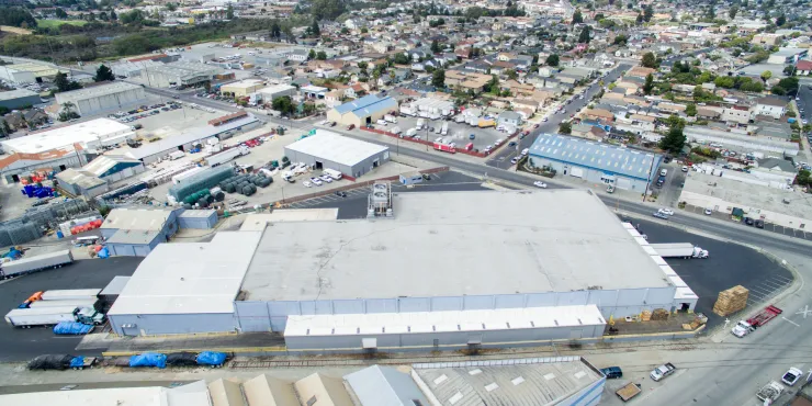 Foto aerea del campus Watsonville - Walker Lineage