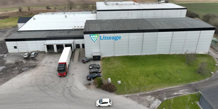 Bild einer temperaturgeregelten Lagerhalle Lineage