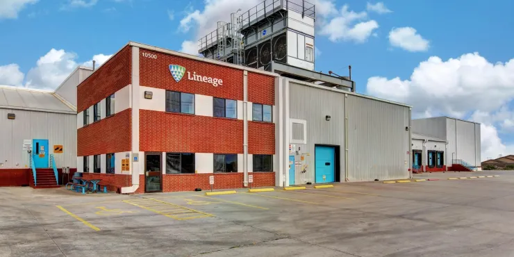 Bild einer temperaturgeregelten Lagerhalle Lineage