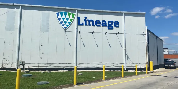 Bild einer temperaturgeregelten Lagerhalle Lineage