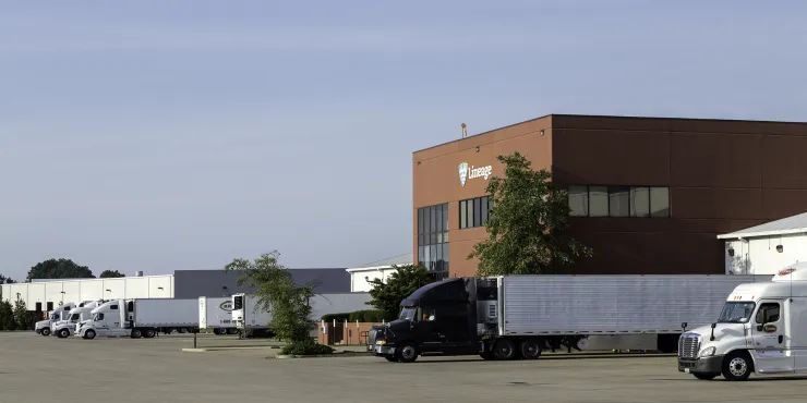 Außenansicht des Werks Lineage in Louisville – Winstead