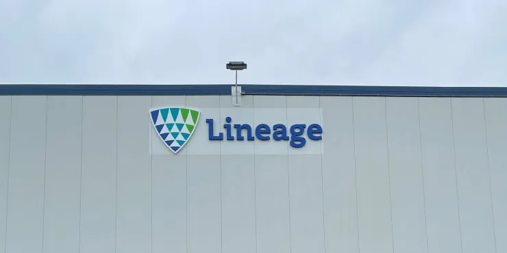 Bild einer temperaturgeregelten Lagerhalle Lineage