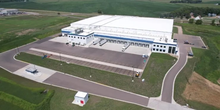 Lo stabilimento Lineage a Luverne