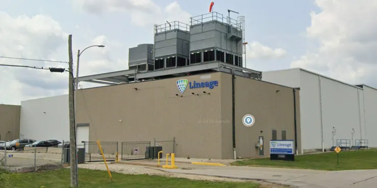 Außenansicht des Kühlhauses in Milwaukee