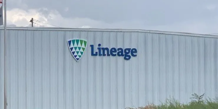 Bild einer temperaturgeregelten Lagerhalle Lineage