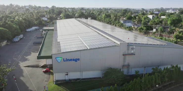 Lineage's cold storage facility in Welisara, Sri Lanka provides Asia Pacific cold chain customers the temperature controlled warehousing and transportation services they need to streamline their supply chain.