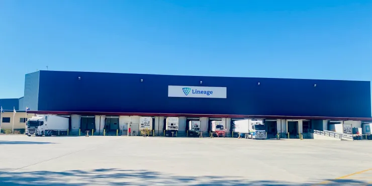 Bild einer temperaturgeregelten Lagerhalle Lineage