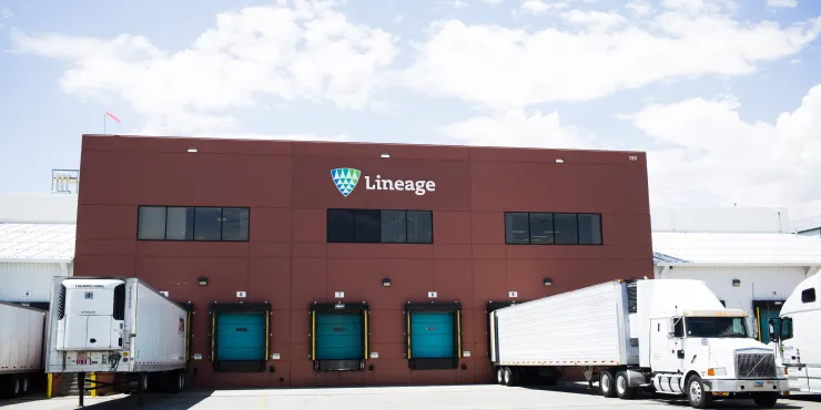 Exterior photo of Lineage's Tremonton, Utah facility