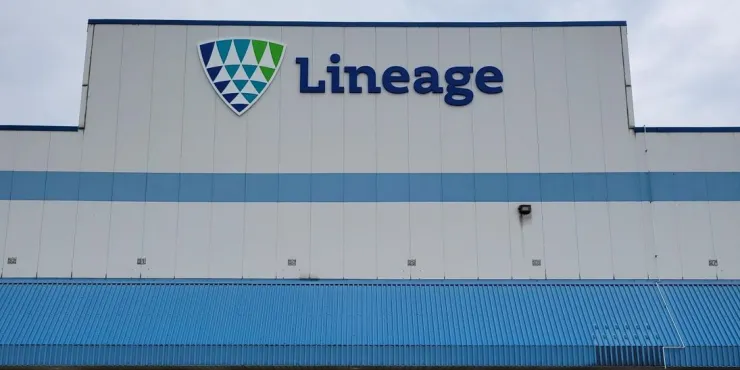 Bild einer temperaturgeregelten Lagerhalle Lineage
