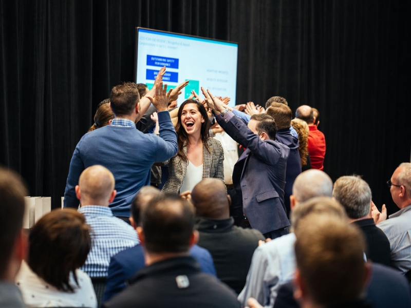 Lineage leadership celebrating