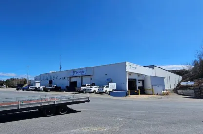 Kühlhaus Lineage mit Hafenanbindung in Bayside, New Brunswick