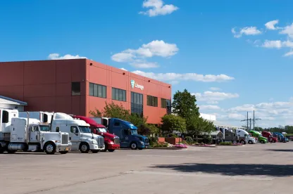 Lineage's Allentown, PA cold storage warehouse.