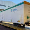 A Lineage refrigerated rail car.